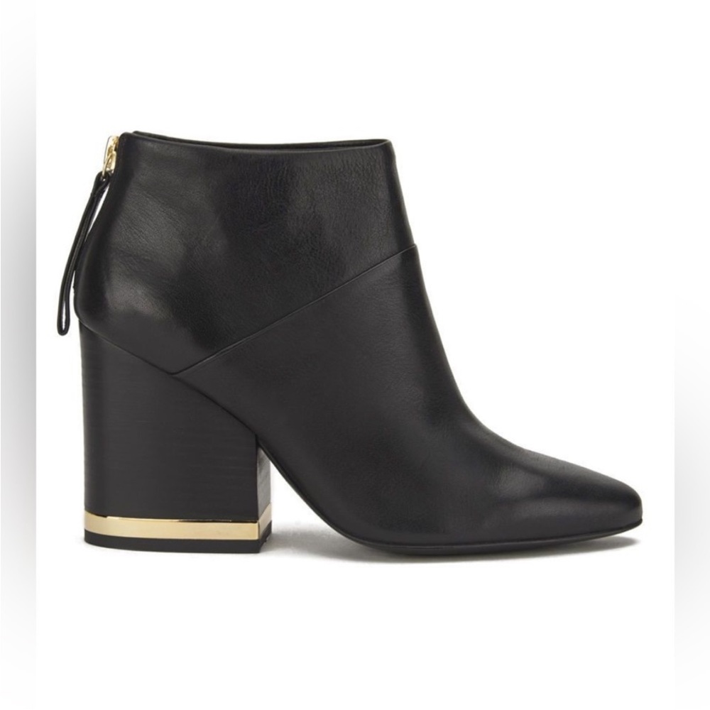 Ash Women's Indy Leather Heeled Ankle Boots - Black SZ 7